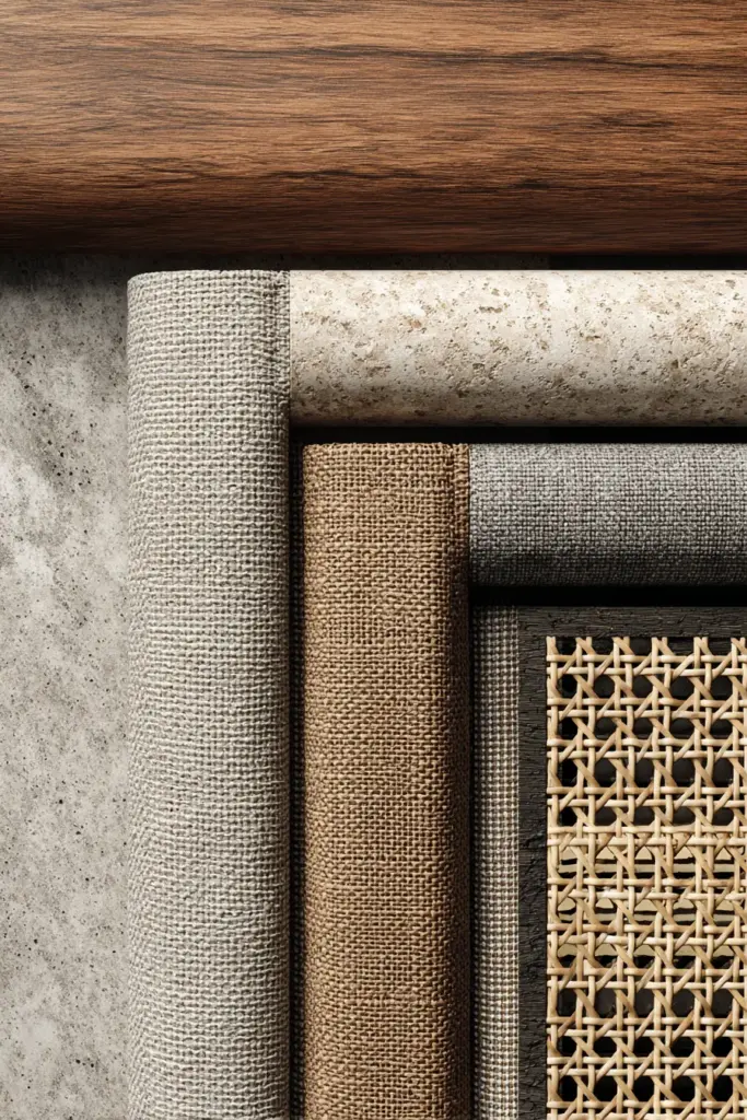 Natural Materials Japandi Texture