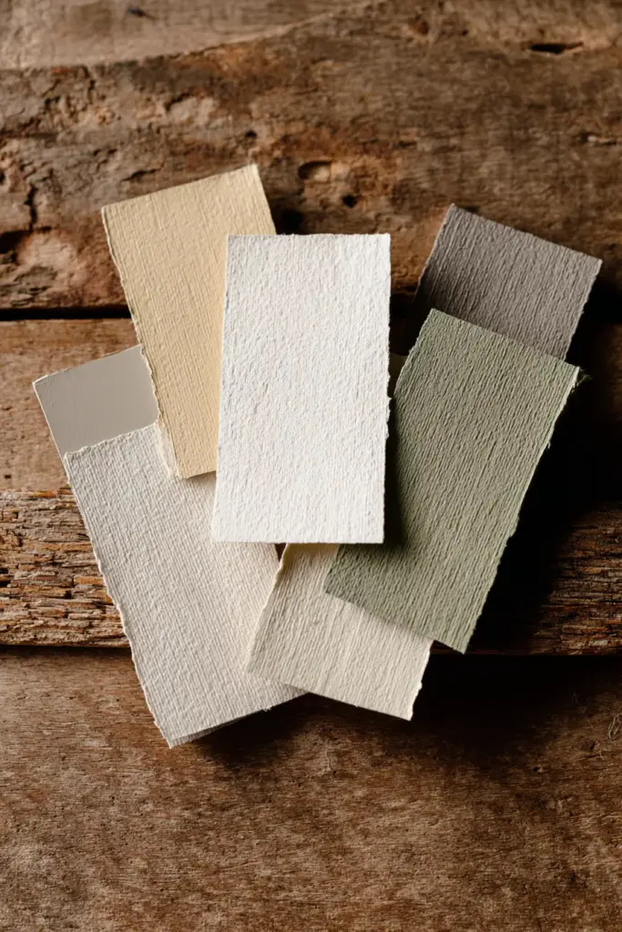 Neutral Japandi Wall Colors Close-Up