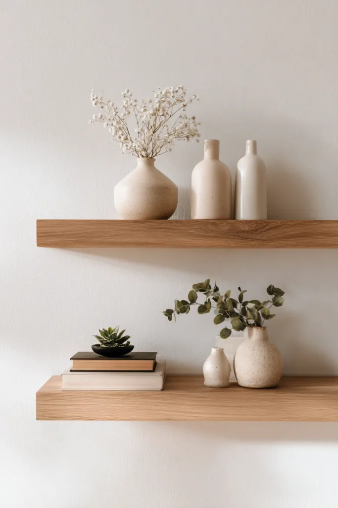 Open Shelving Display