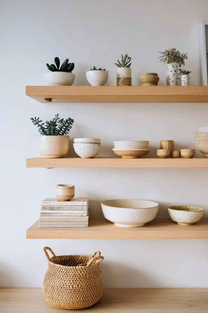 Open Shelving Storage