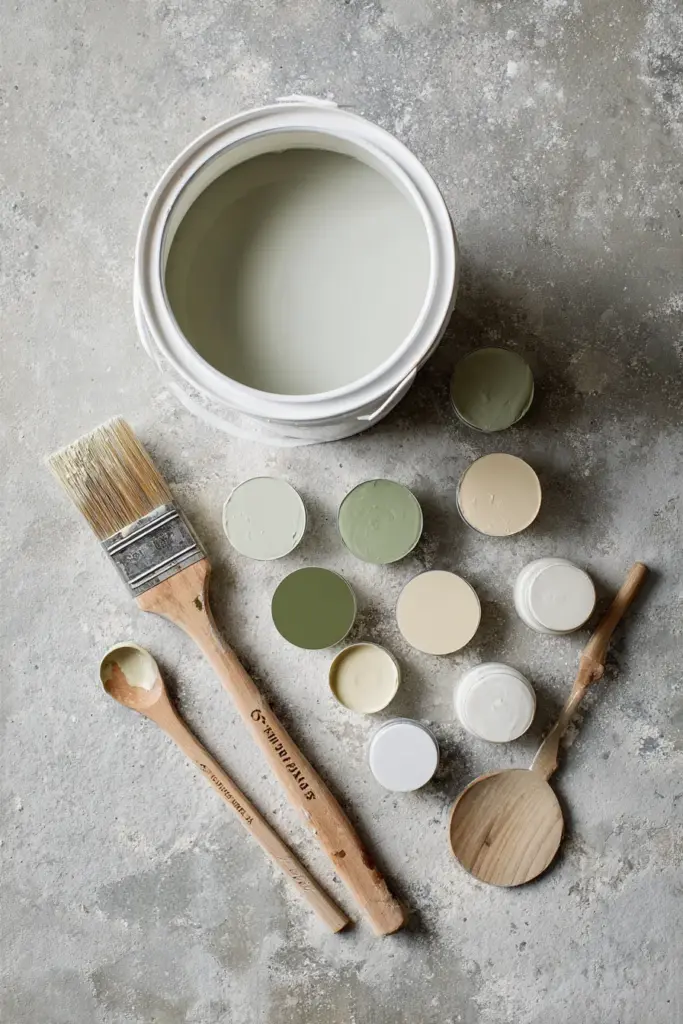 Paint Mixing Station Setup