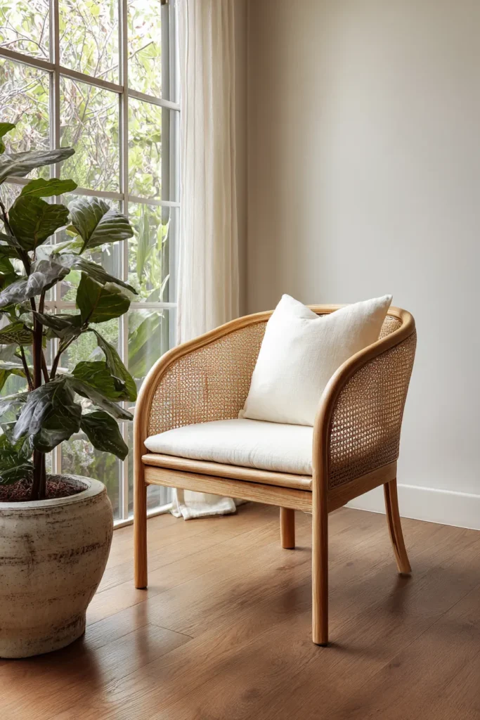 Rattan Accent Chair