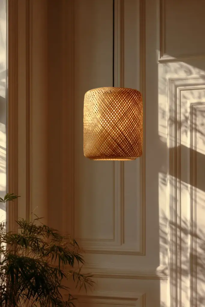 Rattan Lighting and Natural Elements