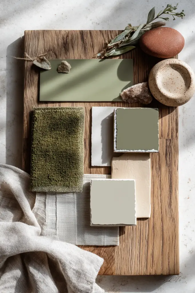 Sage Green Color Palette Japandi Style