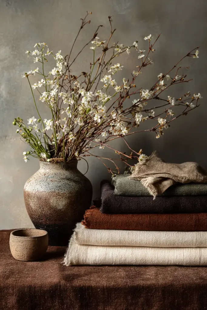 Seasonal Earth Tones Display