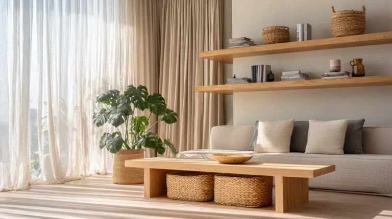 Serene Japandi Living Room