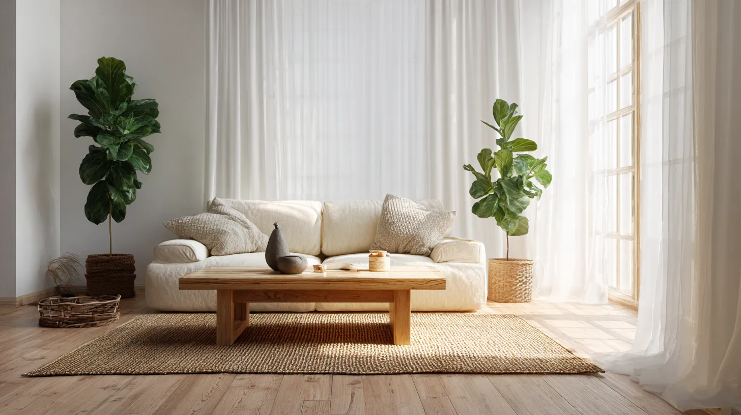 Serene Japandi Living Room