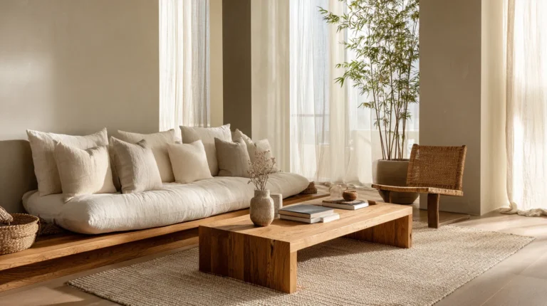 Serene Japandi Living Room