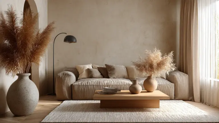 Serene Japandi Living Room