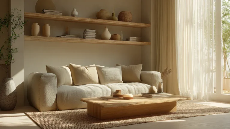 Serene Japandi Living Room