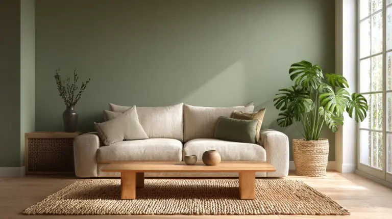 Serene Japandi Living Room Palette