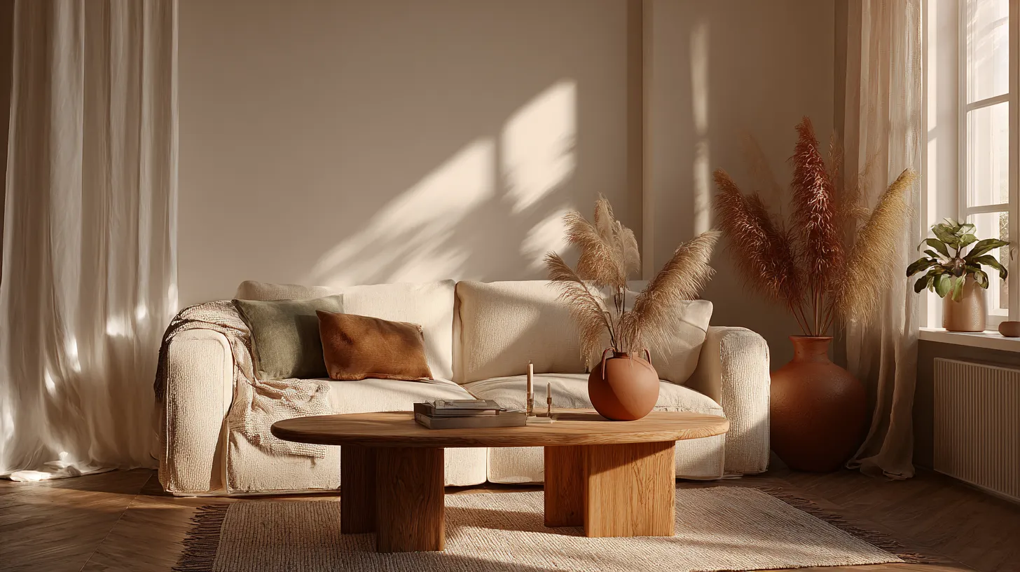 Serene Japandi Living Room Sanctuary