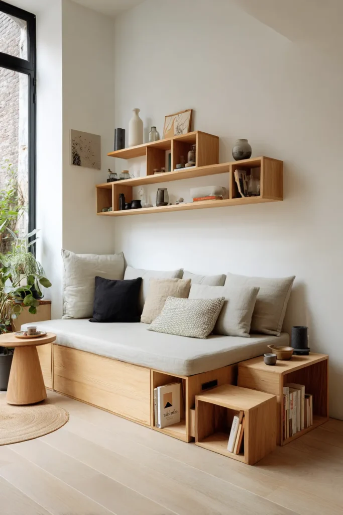 Small Space Japandi Setup