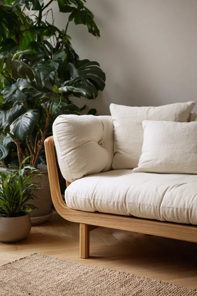 Sustainable Japandi Sofa Design
