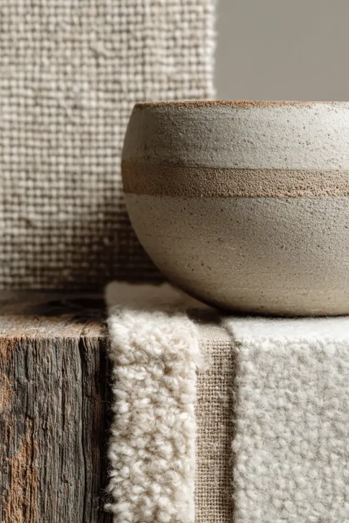 Texture and Color Pairing in Japandi Interiors