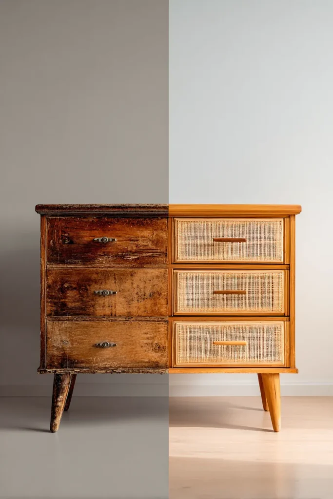 Vintage Dresser Transformation