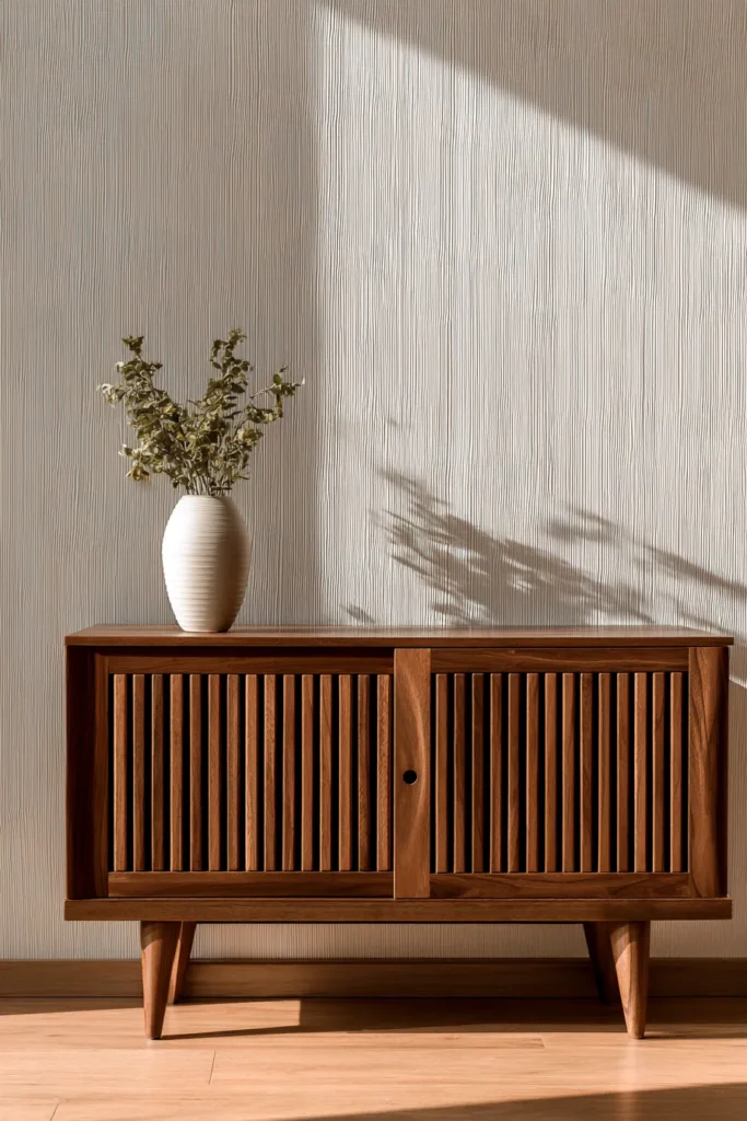 Walnut Media Console