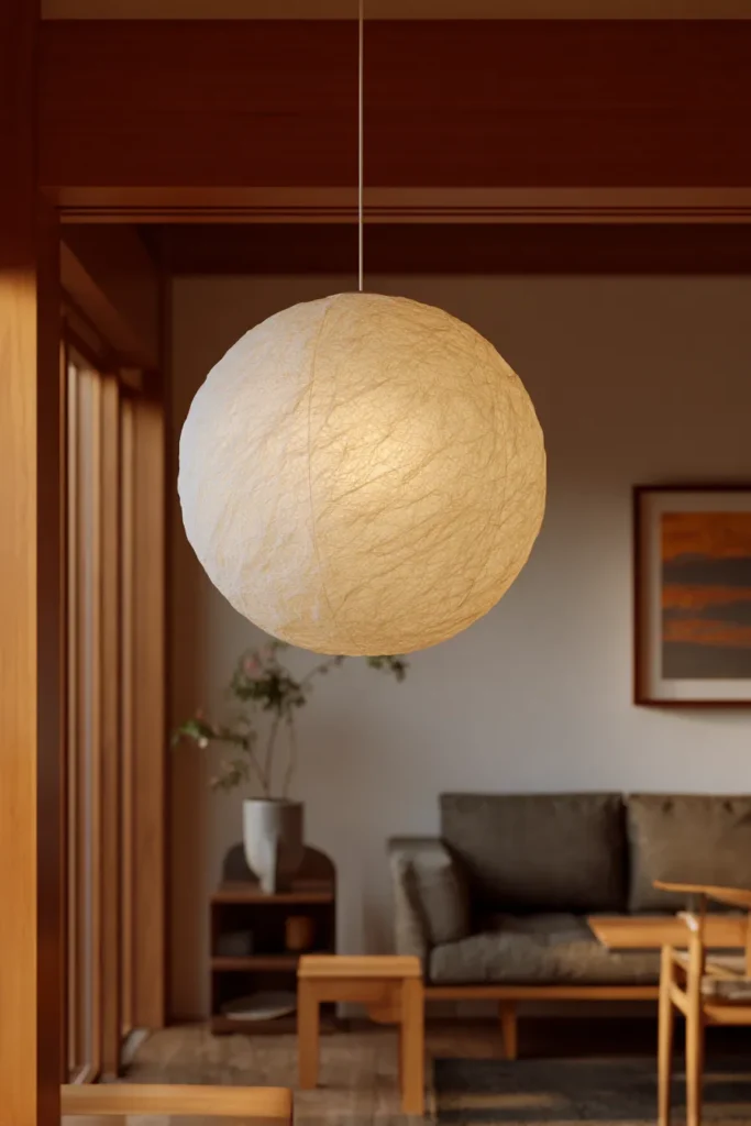 Washi Paper Lantern Pendant