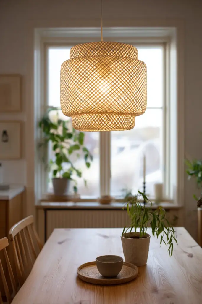 Affordable IKEA Japandi Lighting