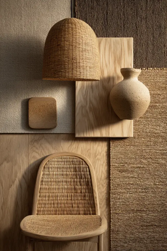 Bamboo Pendant Light Close-Up