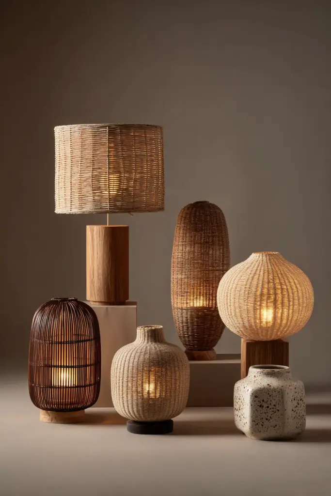 Bamboo and Wood Fixture Collection