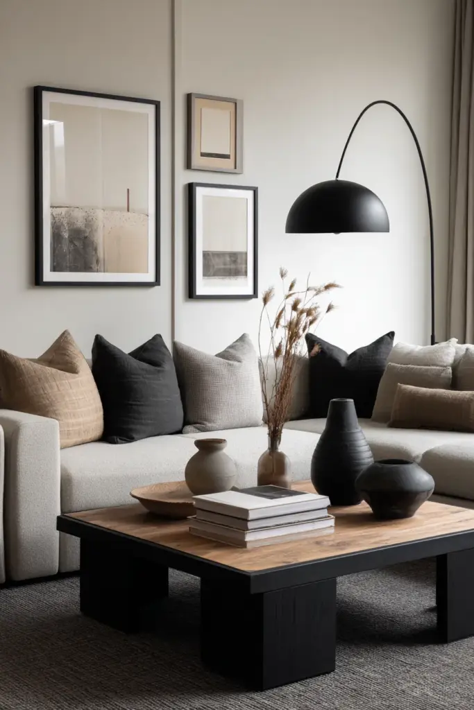 Black Accents Japandi