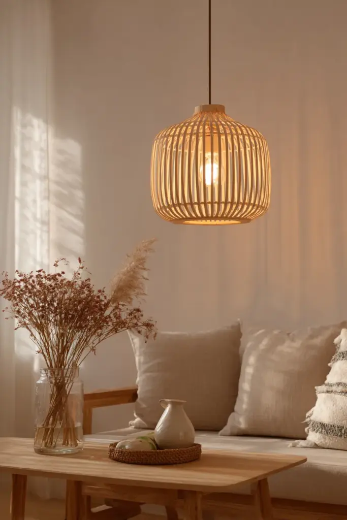 Budget-Friendly Japandi Pendant