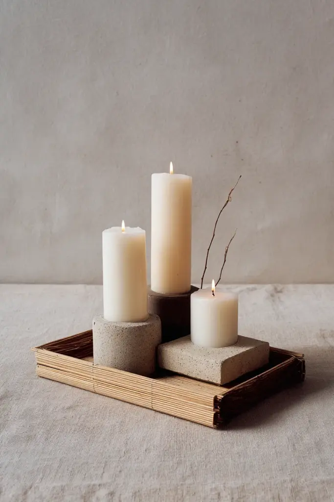 Candle Styling Odd Numbers
