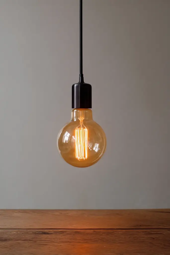 Edison Bulb Pendant Lamp Detail