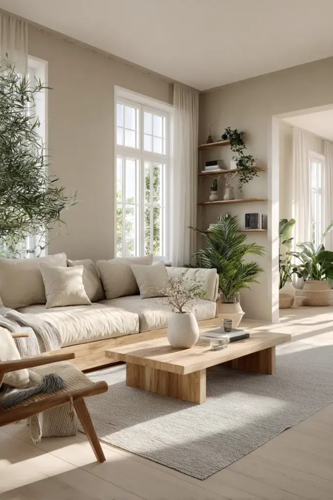 Finished Japandi Living Room