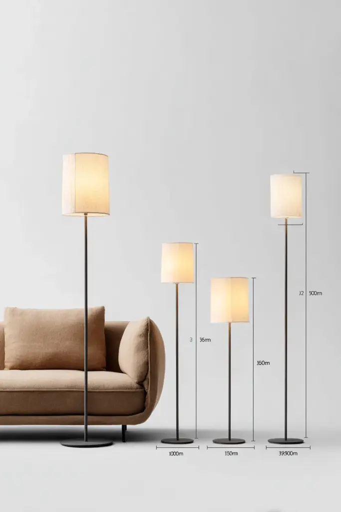 Floor Lamp Height Comparison