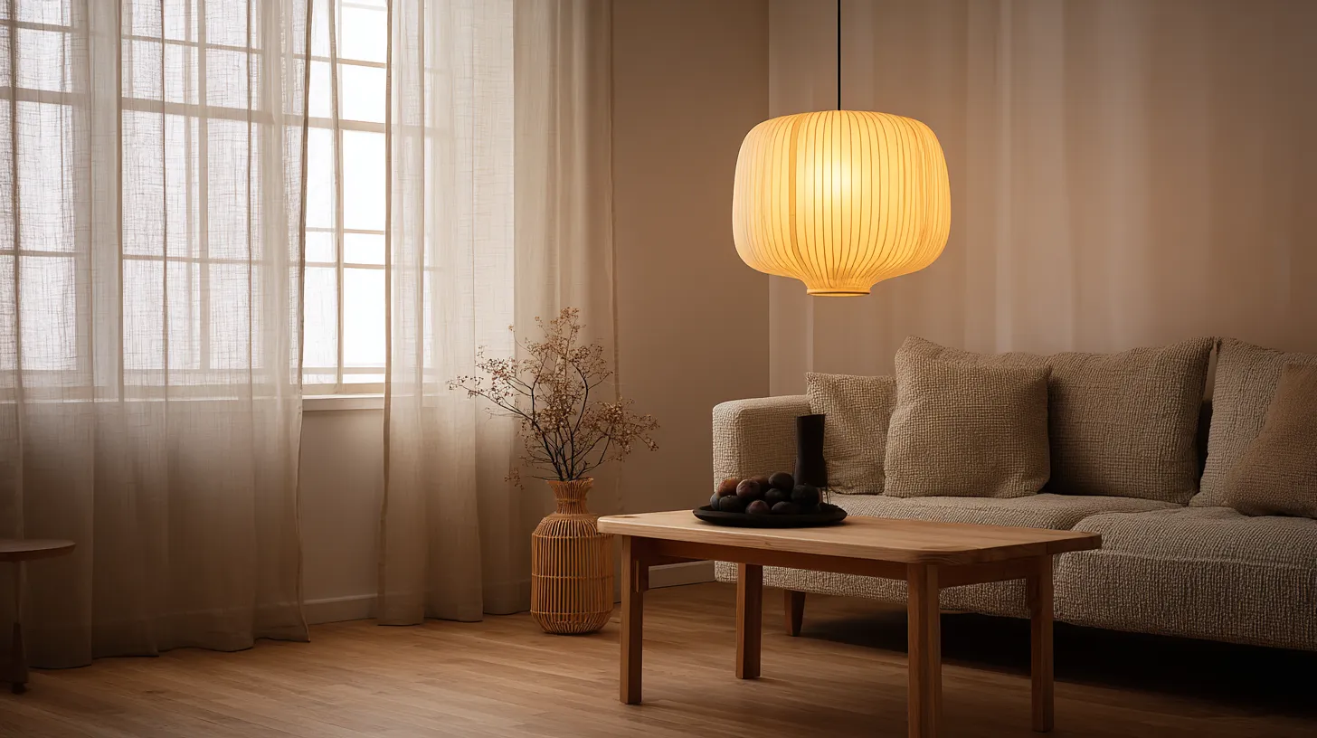 Japandi Layered Lighting Featured Hero