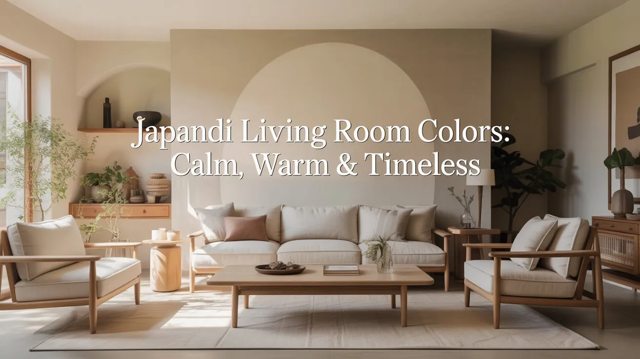 Japandi Living Room Colors: Calm, Warm & Timeless