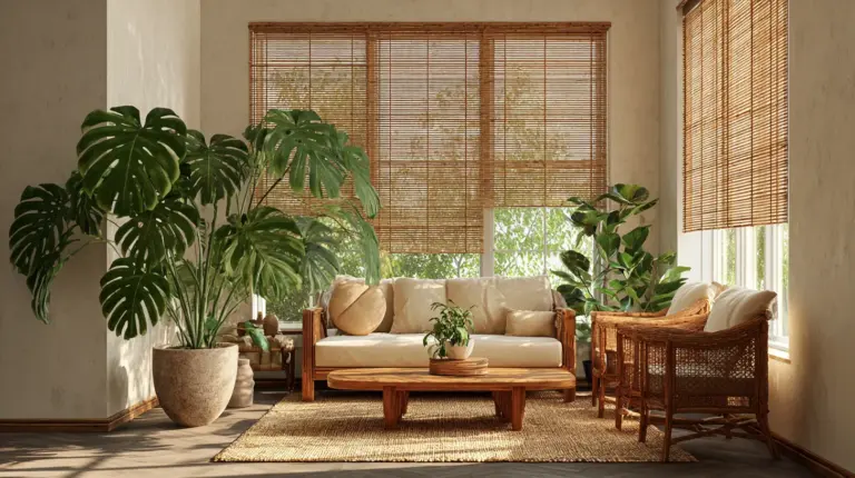 Japandi Living Room Garden Featured Image