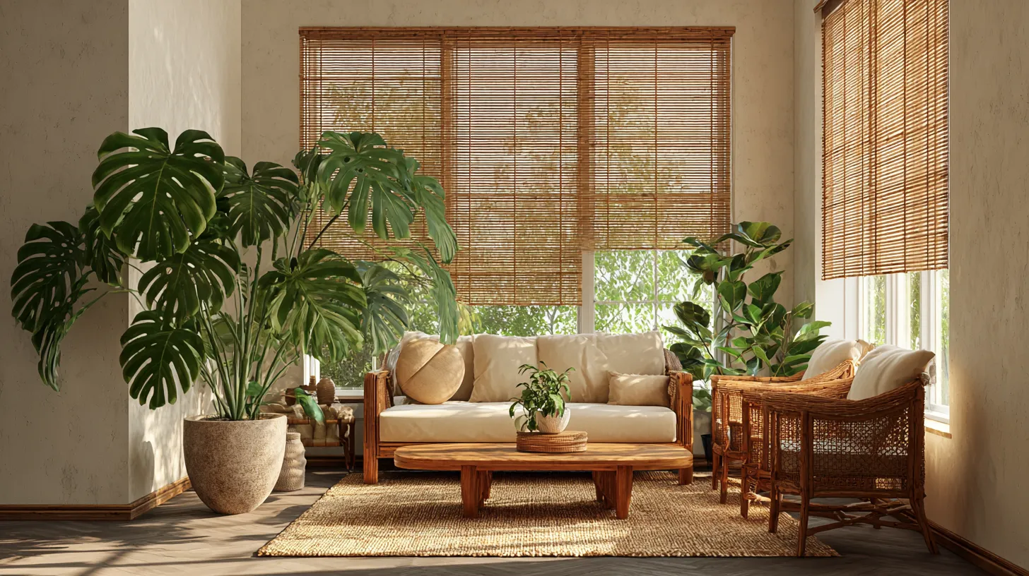 Japandi Living Room Garden Featured Image