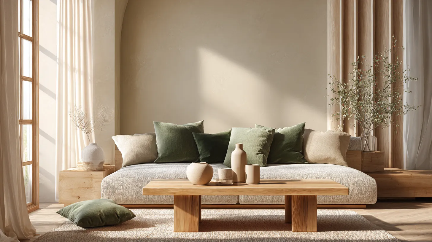 Japandi Living Room Serene Palette