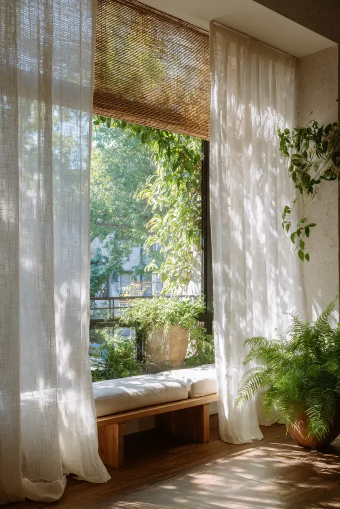 Japandi Window Garden View