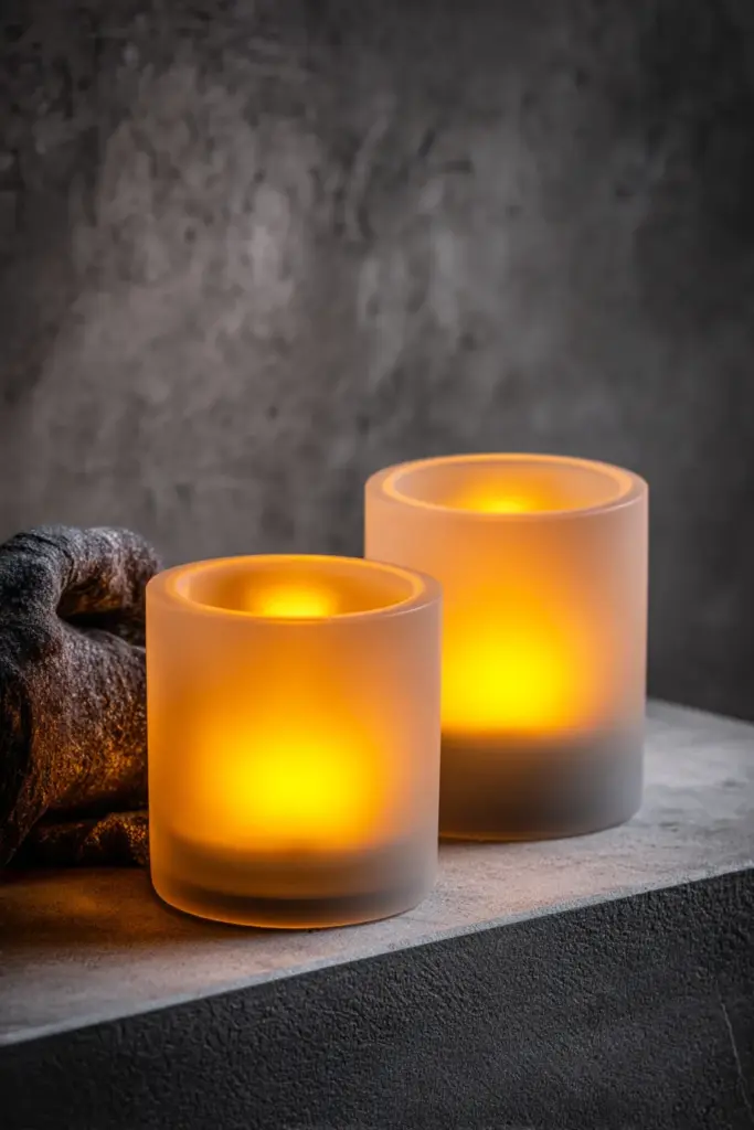 LED Flameless Candles Setup