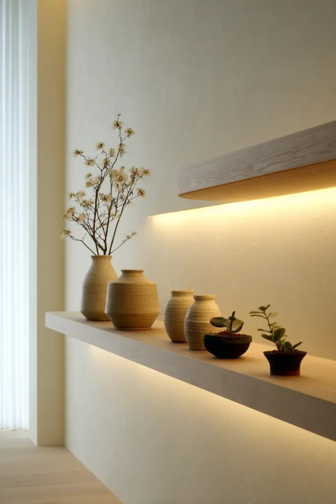 LED Strip Ambient Lighting Under Shelf