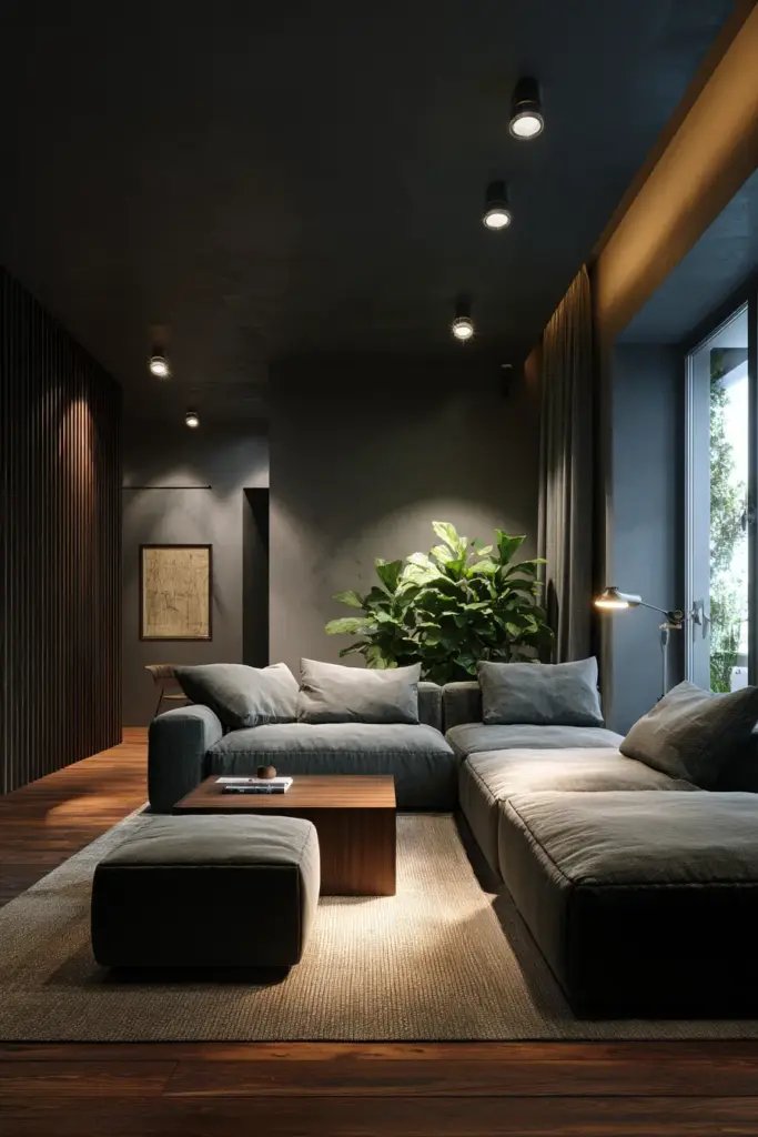 Layered Lighting Japandi Interior