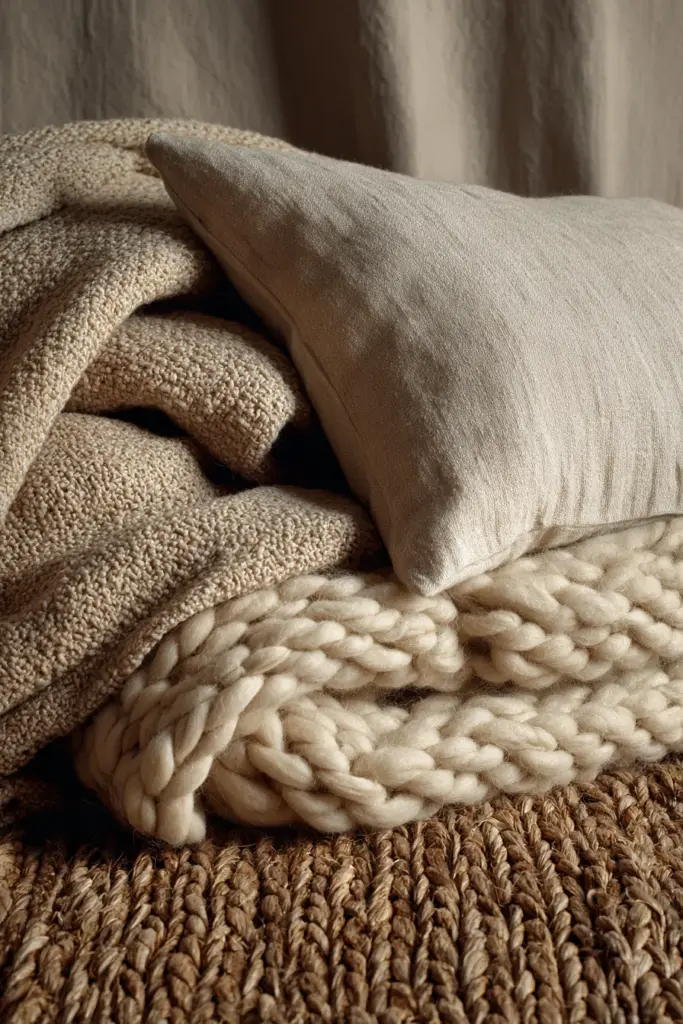 Layered Neutral Textiles