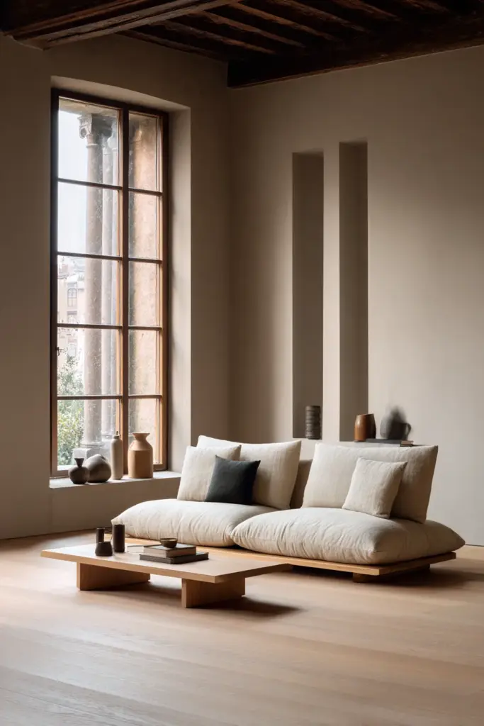 Low-Profile Furniture Setup