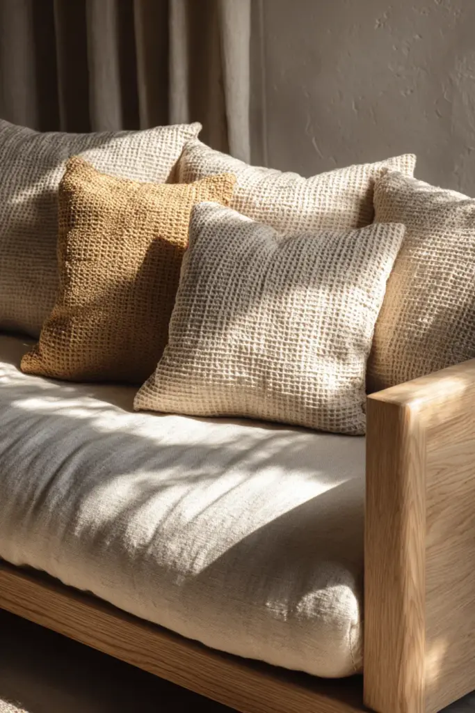 Low-Profile Sofa Close-up