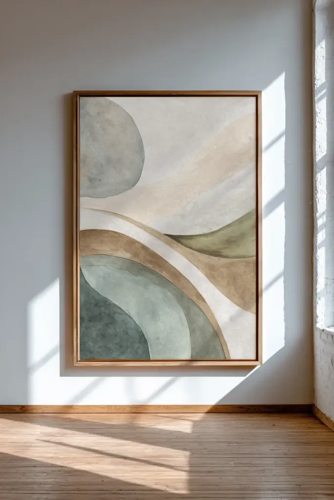 Minimalist Abstract Japandi Canvas Art