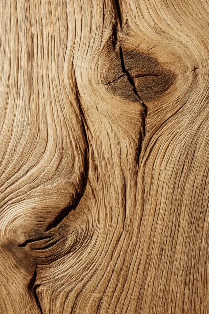 Natural Wood Materials Close-Up