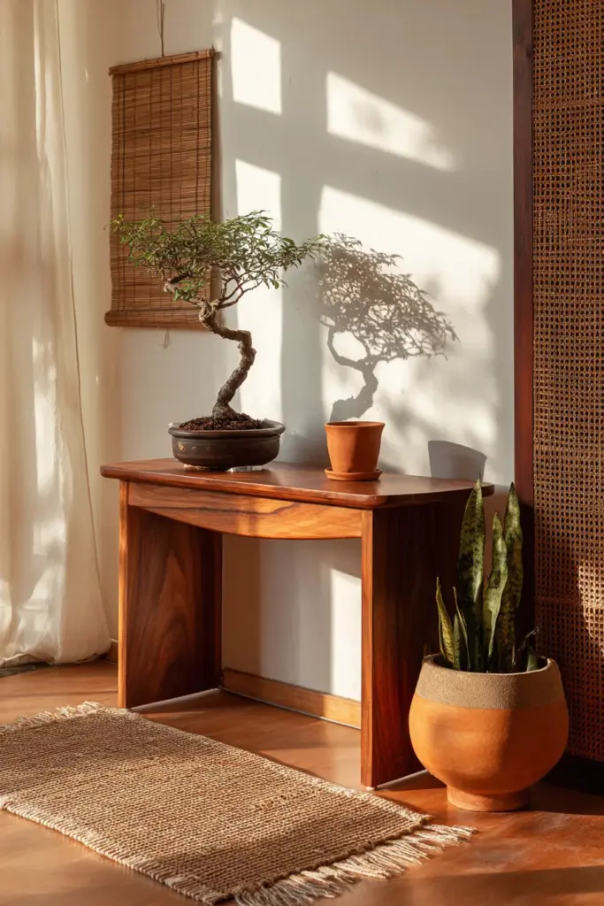 Natural Wood and Plants