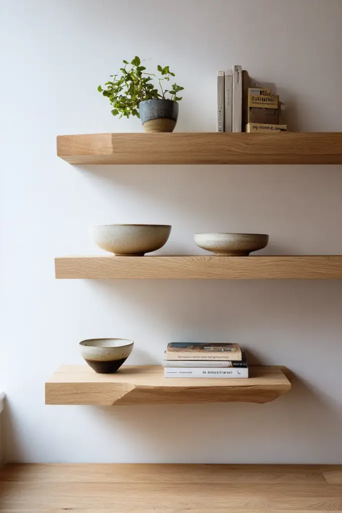 Open Shelving Display