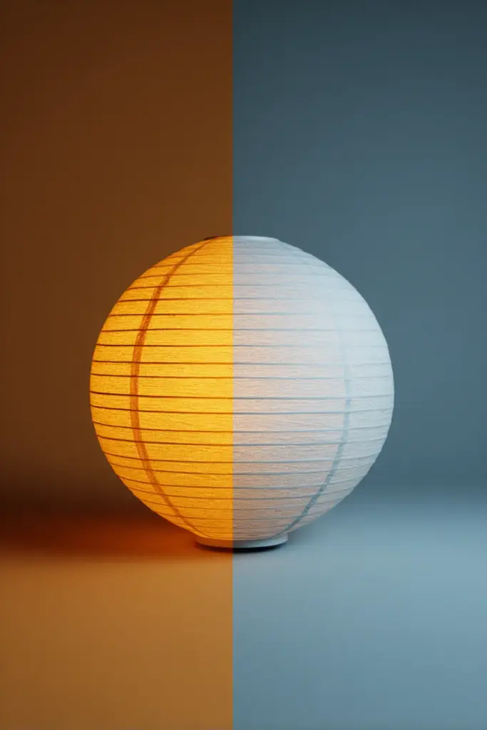 Paper Lantern Light Temperature Comparison