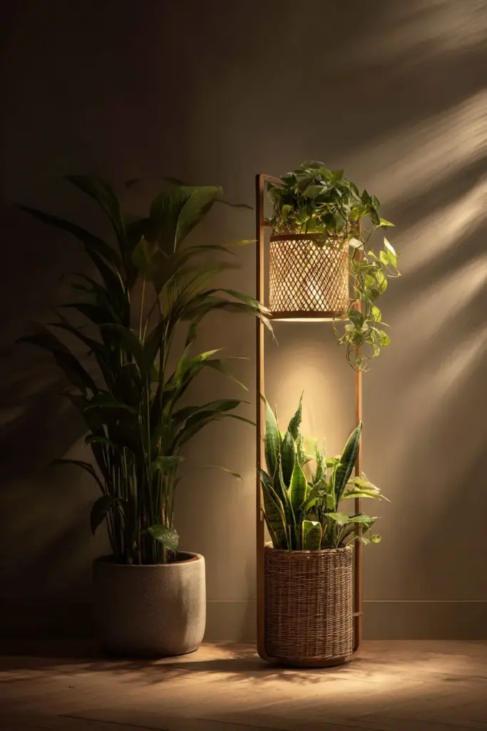 Plant-Integrated Lighting Setup