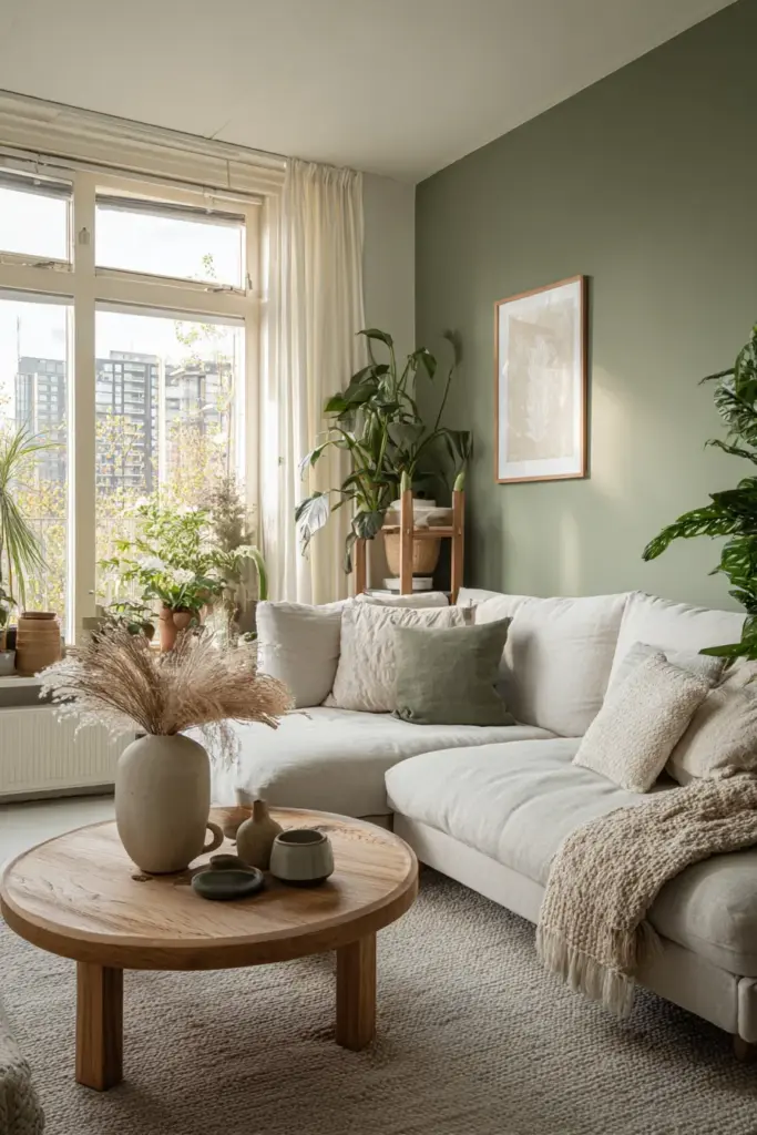 Sage Green Accent Living Room